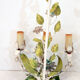 Pair of painted sheet metal wall lamps