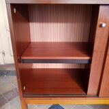 Bahut low teak vintage 80s