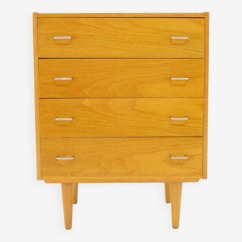 1960s Chest of Drawers in Maple Finish, Czechoslovakia