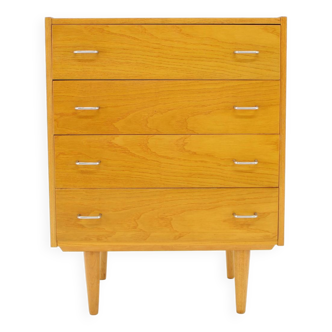 1960s Chest of Drawers in Maple Finish, Czechoslovakia