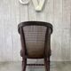 Antique chair with caning