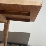 Stripped farmhouse table extensions to 255 cm