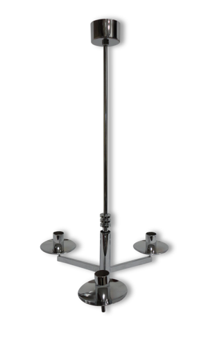 lustre métal chromé