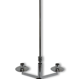 Chandelier 70s chrome metal