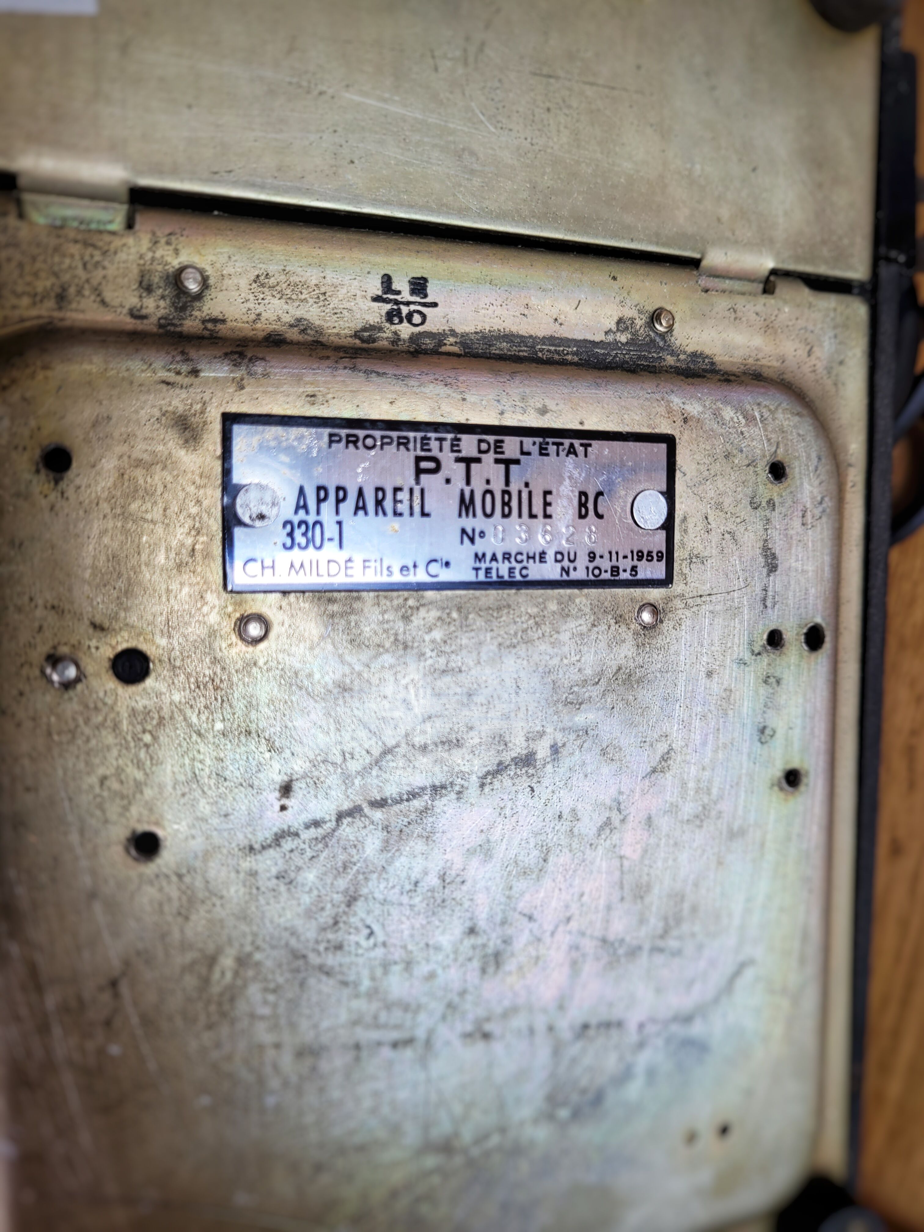 Bakelite telephone 1950