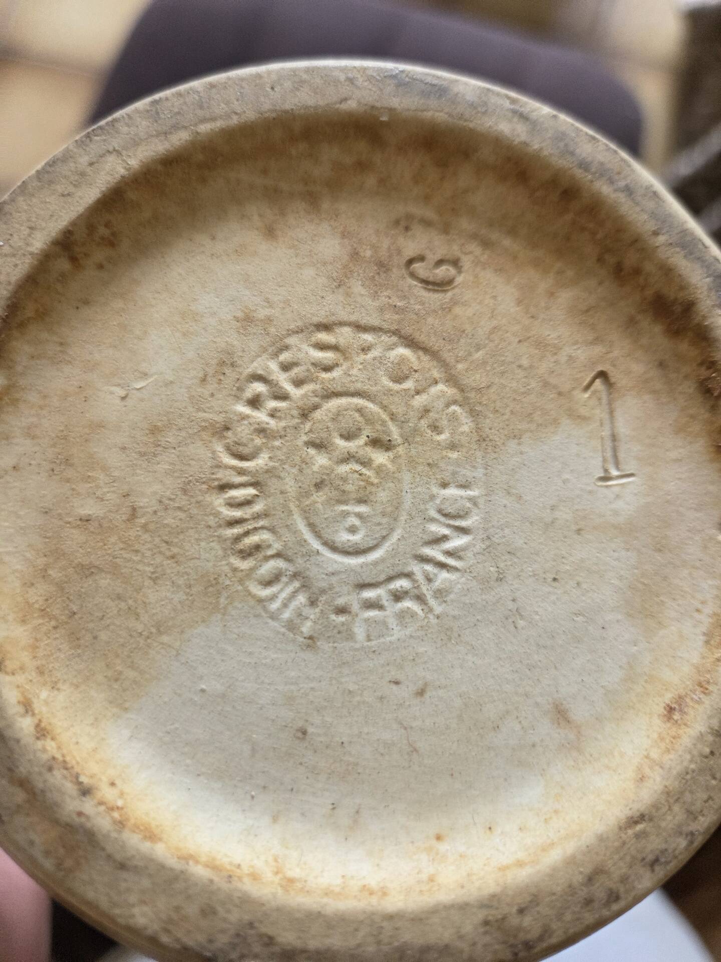 Brutalist stoneware jug