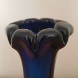 Soliflore bleu vintage