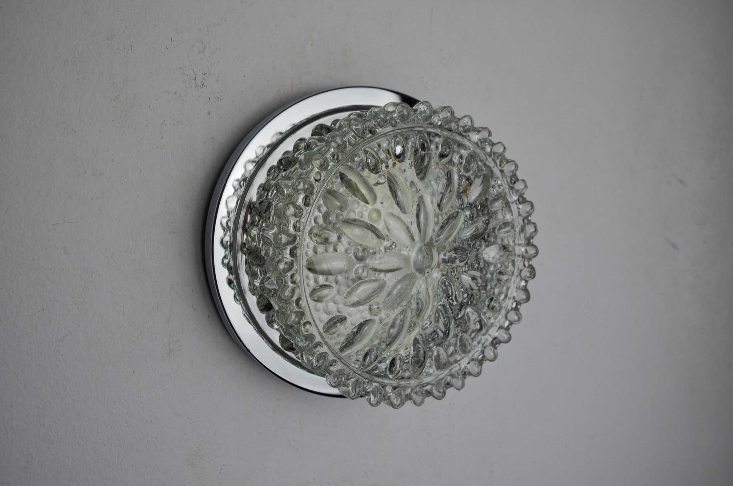 Wall lamp, blown glass, Germany, 1960