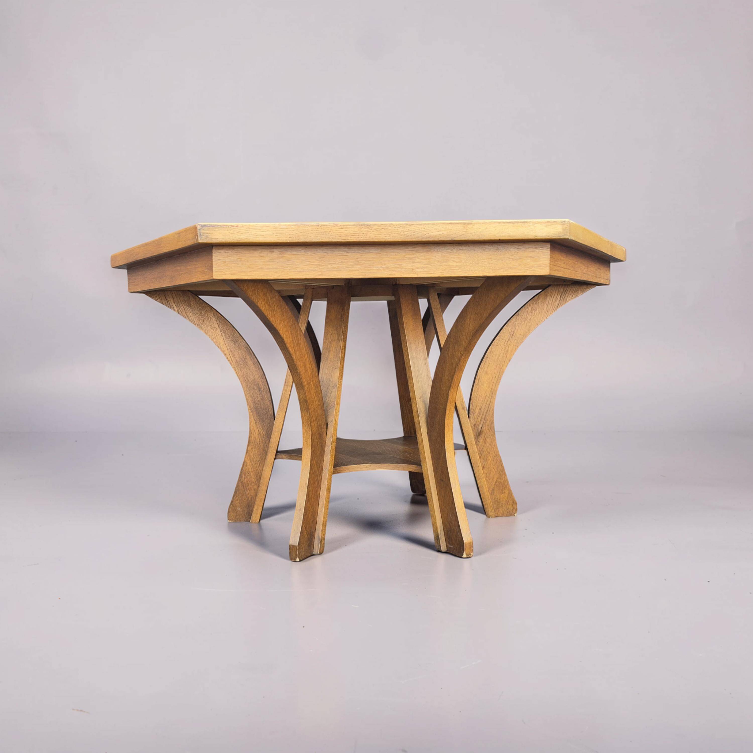 Modernist Handcrafted Dining Table, Netherlands, 1990s
