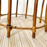 Vintage rattan lampshade
