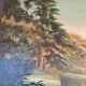 Large oil painting on wood by Jy Doussot contemporary French painter
