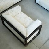 1973 “Cornaro” Sofa & Armchair Set by Carlo Scarpa for Simon