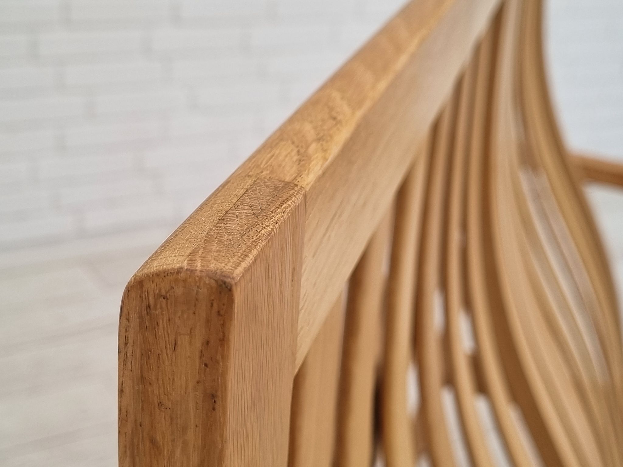 1970s, Danish design by Børge Mogensen, sofa model 2252, oak, furniture wool