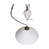 Old white ceramic pendant lamp