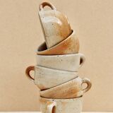 Lot de tasses en grès