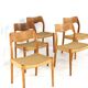 Set of 6 Niels Otto Møller for JL Møllers Møbelfabrik | model 71 - danish