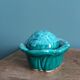 Cabbage mustard pot in slip