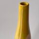 Vase soliflore en céramique jaune irisé 34cm