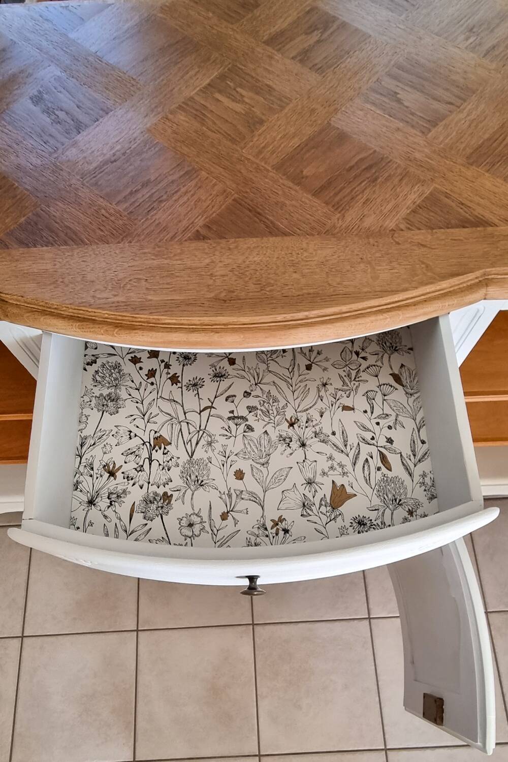 Louis XV style oak sideboard