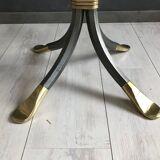 Coffee Table in Brass and Iron by Manfred Bredohl, Germany, 1970s