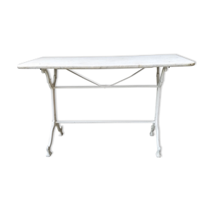 Table bistrot marbre - fonte