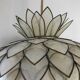 Lotus suspension in mother-of-pearl and brass