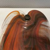 Two wonderfully crafted glass wall lamps designed by per lutken for holmegaard glassworks 1978