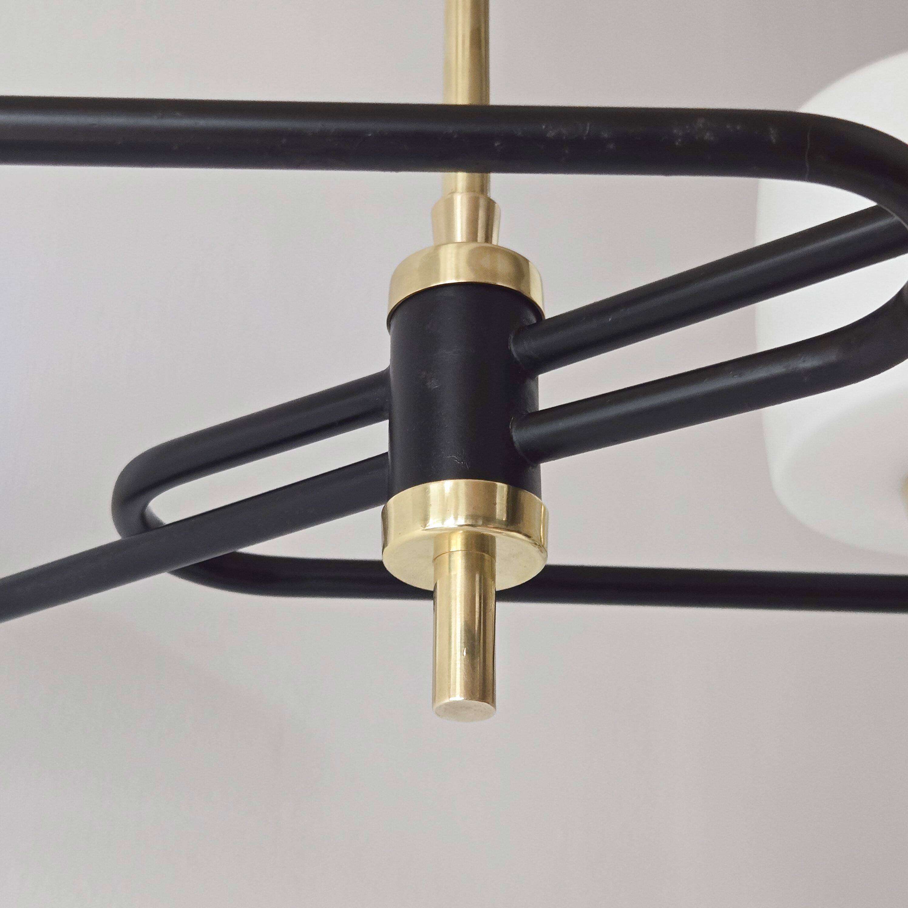 Vintage Arlus pendant light from the 1950s