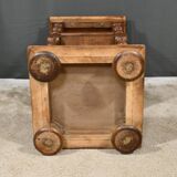 Small Solid Walnut Coffee Table, Louis-Philippe Style – Late 19th Century