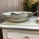 4 Vintage deep plates made in France Digoin Sarreguemines