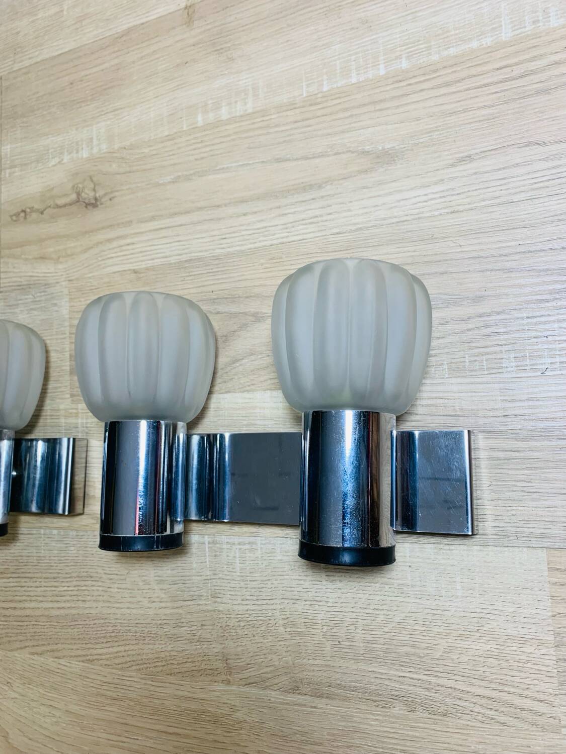 Pair of 70s wall lights