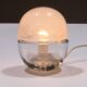 Italian Design Table Lamp of Thick Solid Glass from 1960