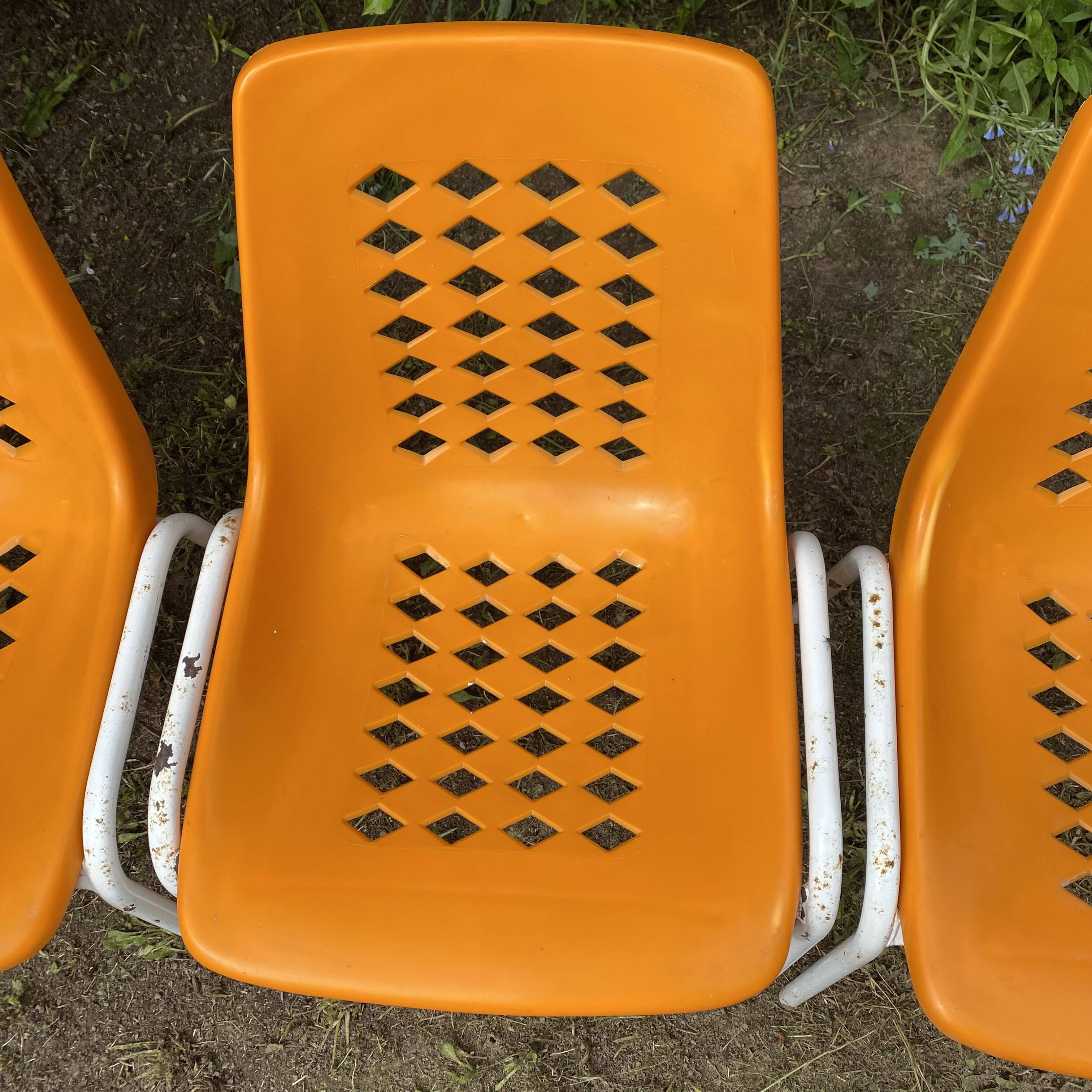 Bar terrace chairs, 70s