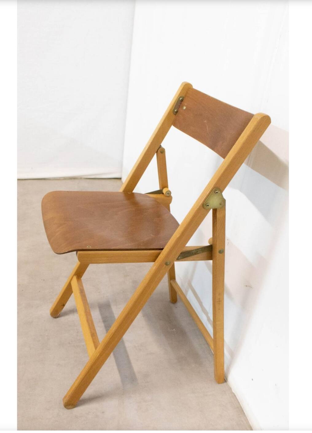Chaise pliante annees 50