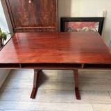 Bureau vintage Frattini pour Bernini – Design italien 1960 – Acajou teinté