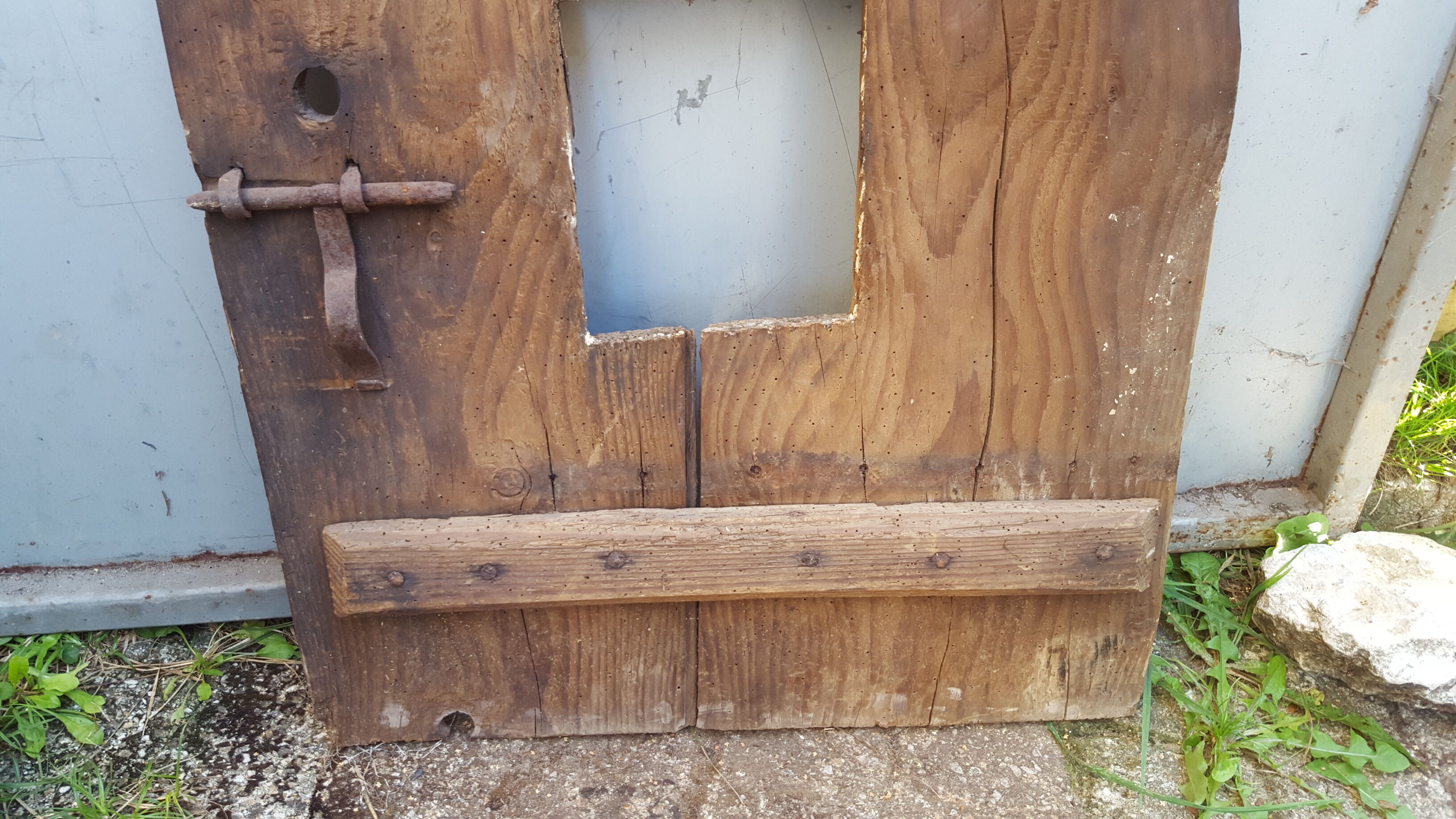 19th-century gate with skylight