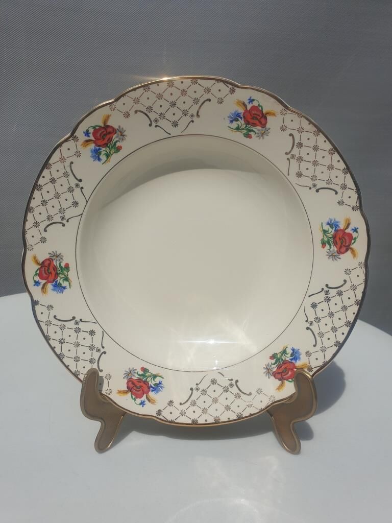 Set 12 hollow plates Villeroy & Boch 1950