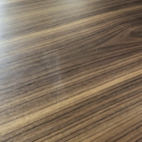 Cassina Boboli 475-28 table, 280 x 120 cm, walnut top, matt black aluminium foot