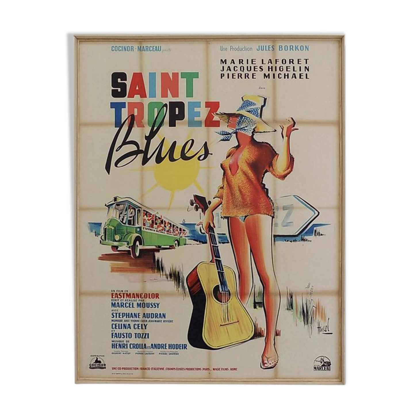 Original cinema poster "Saint-Tropez blues"