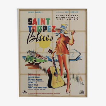 Original cinema poster "Saint-Tropez blues"