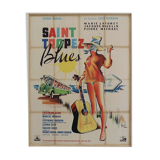 Original cinema poster "Saint-Tropez blues"