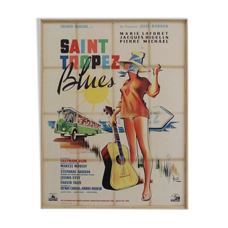 Original cinema poster "Saint-Tropez blues"