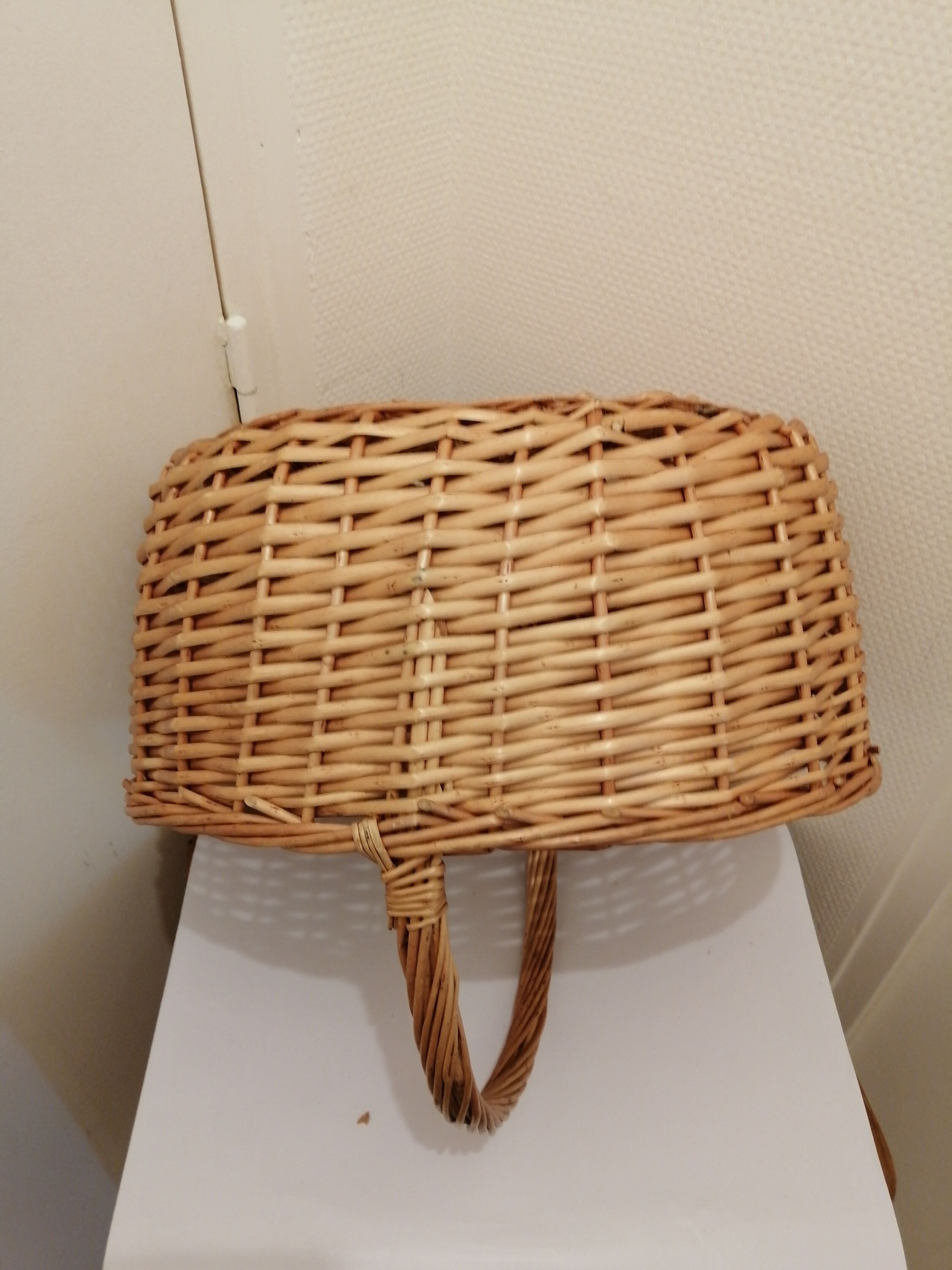 Vintage wicker basket