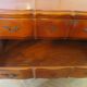 3-drawer chest of drawers in Louis XV style cherry wood, 1980s