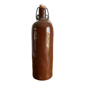 Glazed stoneware bottle