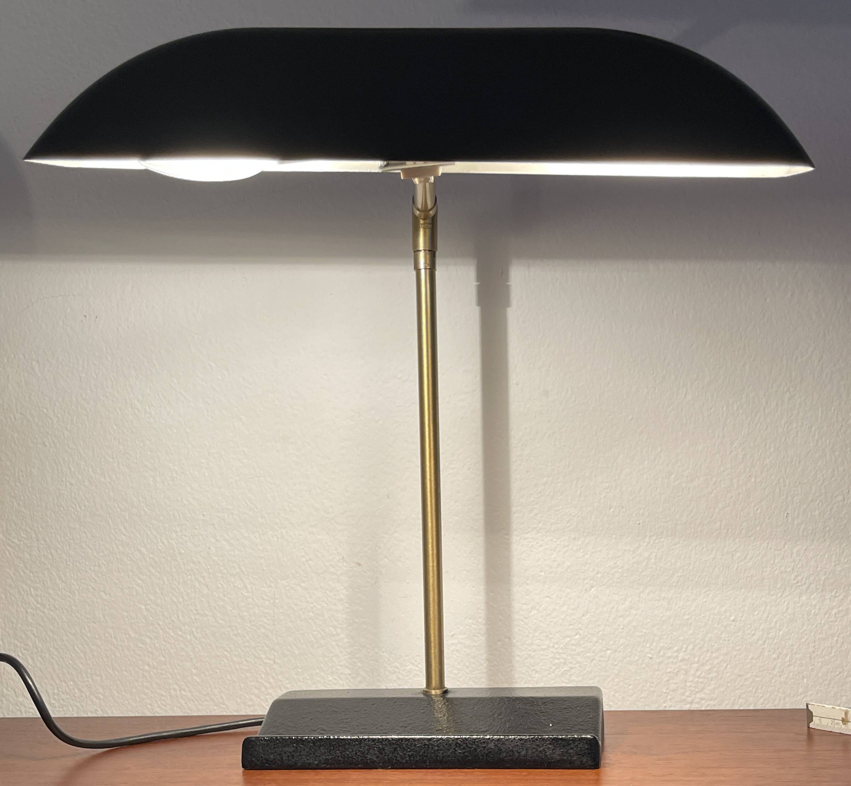 Designer desk lamp, Egon Hillebrand for OMI