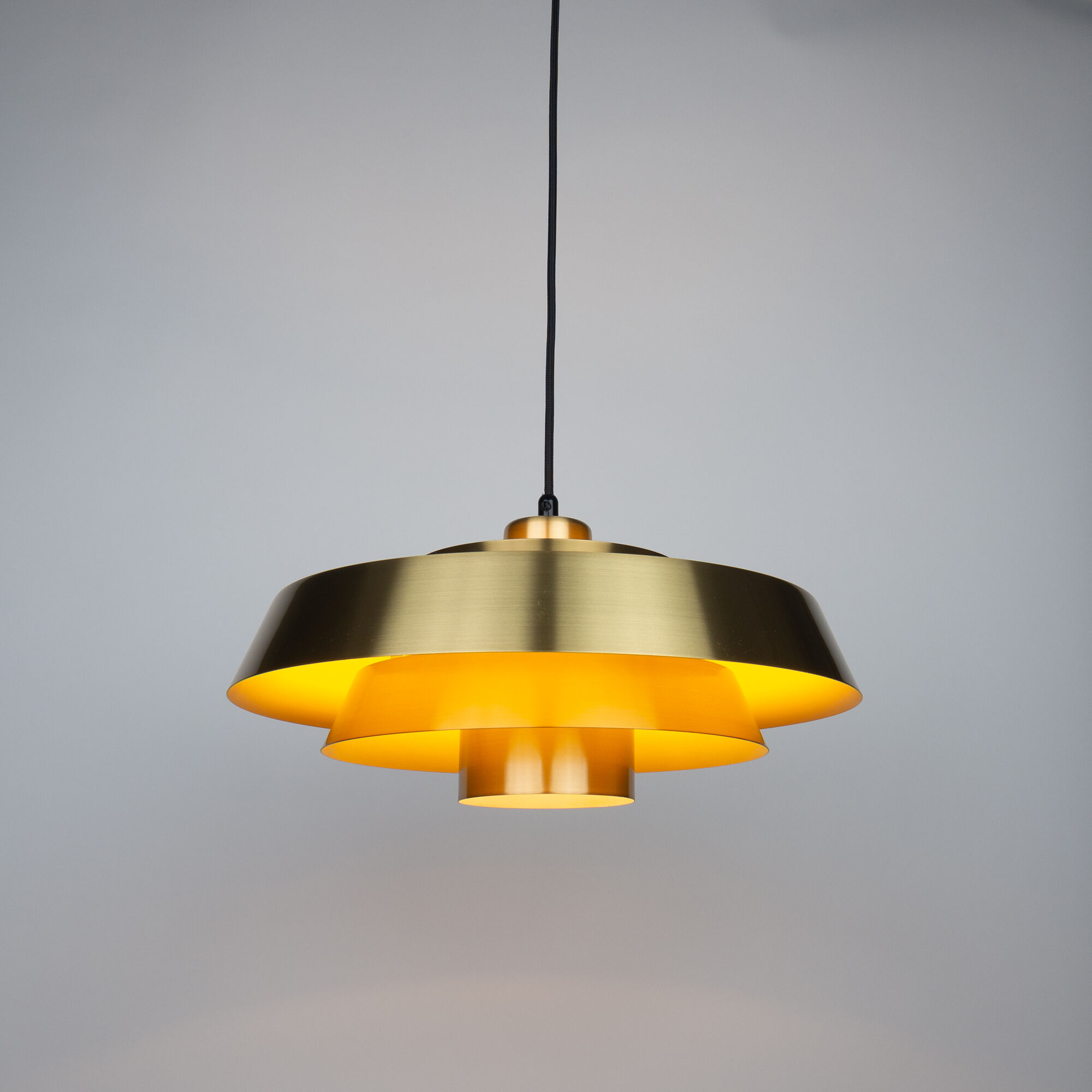 Danish vintage pendant lamp Nova by Jo Hammerborg, Fog og Morup, 1963