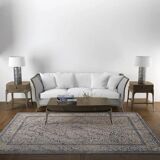 Grey wool oriental rug