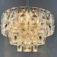 Mid-century chandelier/ceiling lamp by Kinkeldey, Germany, 1970s.