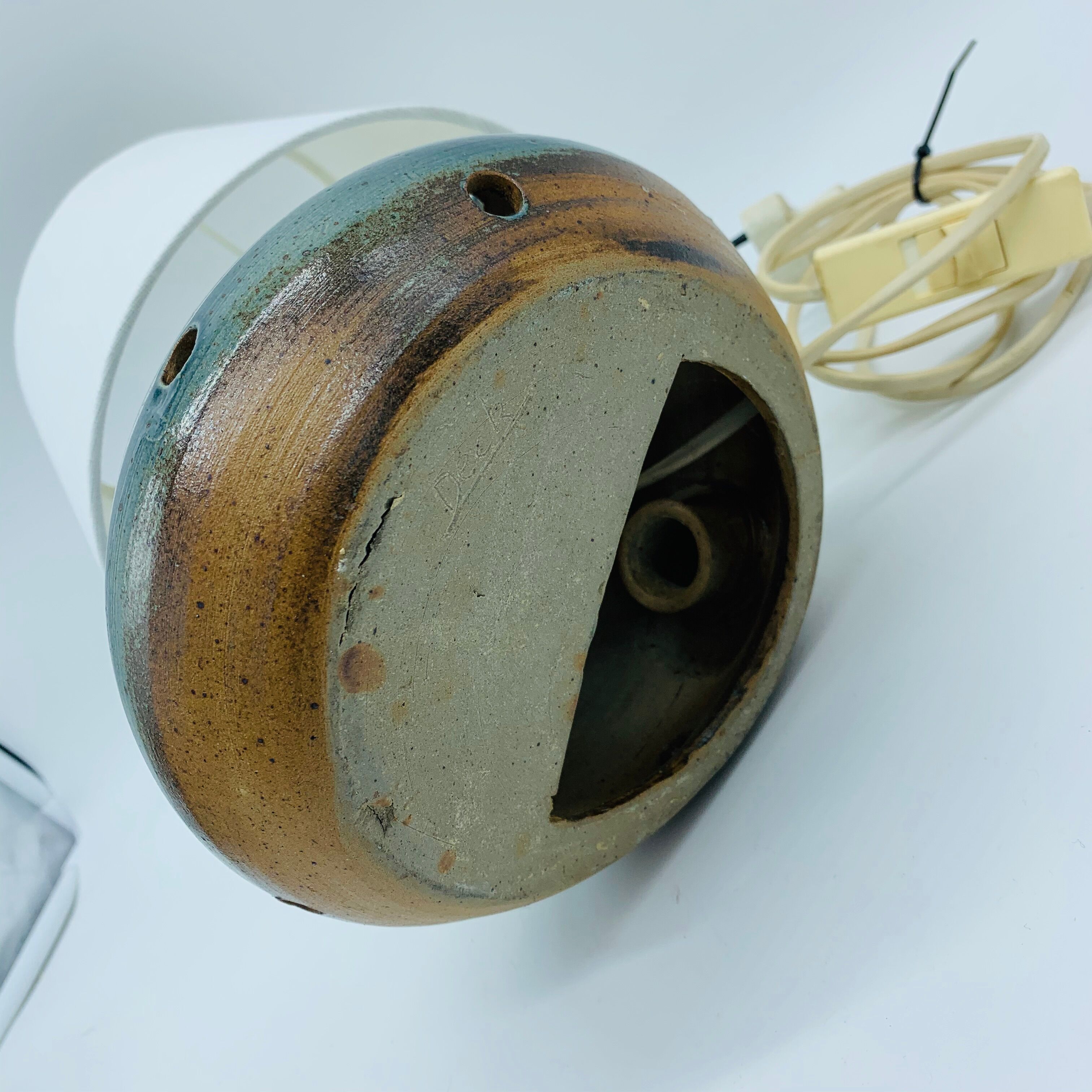 Deck ceramic sandstone table lamp